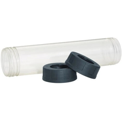 Juego de tubo transparente 400ml, 2 roscas para nariz para 12V / 18V