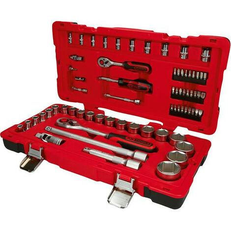 Juego De Tubos De 1/4 + 1/2 - 68 Unidades Ks Tools