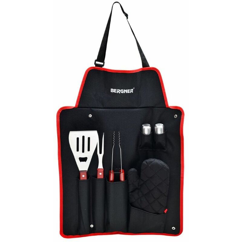 

Juego de Utensilios de Cocina Bergner BBQ Acero Inoxidable Plateado (7 pcs) -