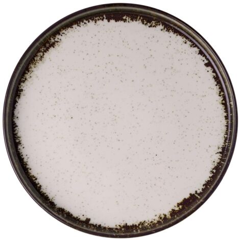Juego de vajilla Set 100% Porcelana Blanco Marrón
