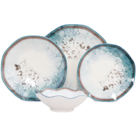 Juego de vajilla Set 100% Porcelana Multicolor