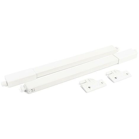 juego de varillas rectangulares para cajón qube acabado blanco medida cajón 450
