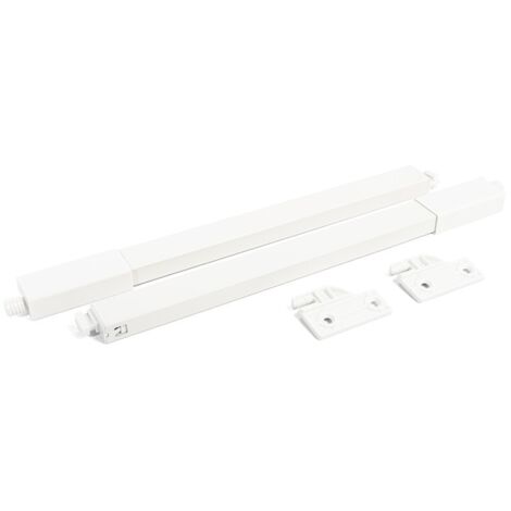 juego de varillas rectangulares para cajón qube acabado blanco medida cajón 500