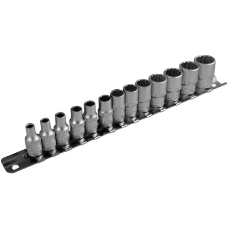 Juego de vasos ¼" de 12 cantos JBM52717