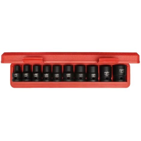 JUEGO DE VASOS DE IMPACTO PARA LLAVE DE IMPACTO DE 1/2 PULGADA, ACABADO CR-MO