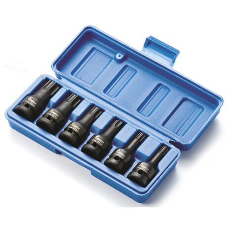Juego de vasos Torx t40 - t70 de impacto 1/2 Fervi SI423M006