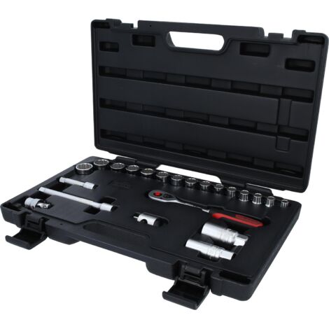 Juego de vasos y accesorios ULTIMATE KS TOOLS 3/8'' 12 planos, 22 piezas