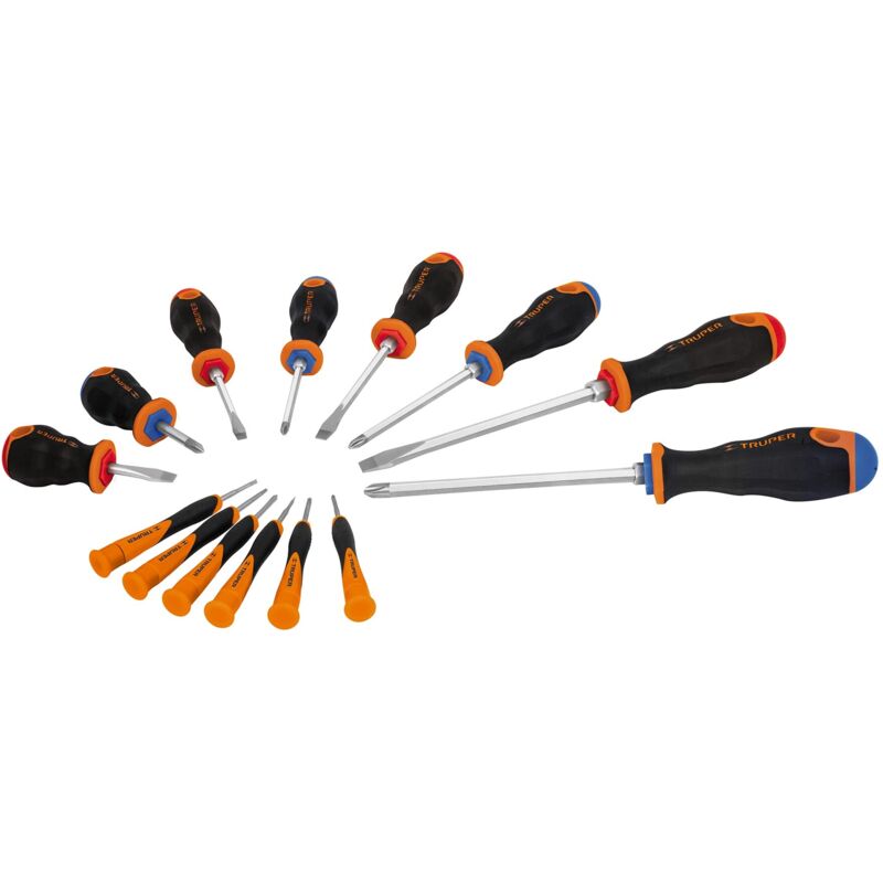 

Juego destornilladores, comfort grip, 14 piezas