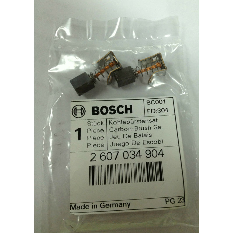 

Juego Escobillas Bosch 2607034904 Taladro A Bateria Gsb Y Gsr 14,4V 18V 24V 36V