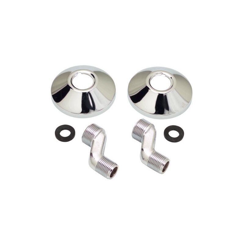 

Juego excentricas 2,5 cm. 1/2x3/4 con embellecedor