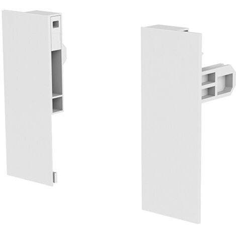 juego fijación frontal qube h90 h120 h185 acabado blanco altura h90