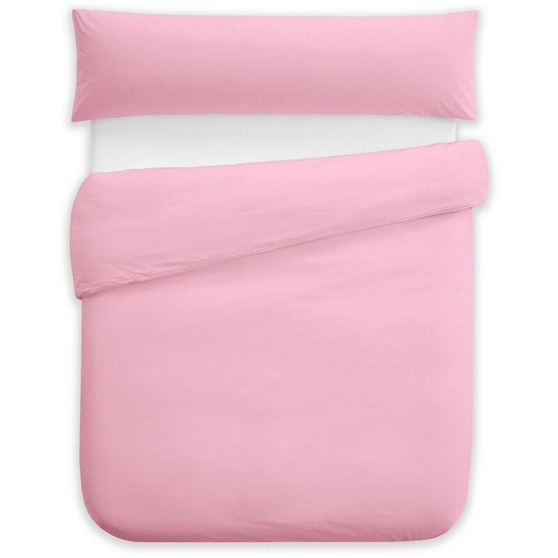 

Juego Funda Nordica + Funda Almohada Rosa Claro Cama 100/105 Cm