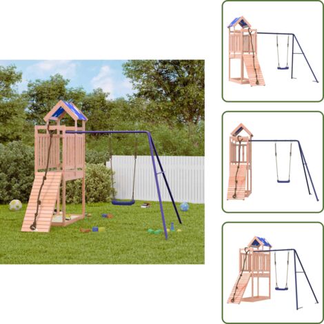 Juego infantil de exterior - vidaXL Parque infantil de exterior madera maciza Douglas3156935 - Parque infantil para niños