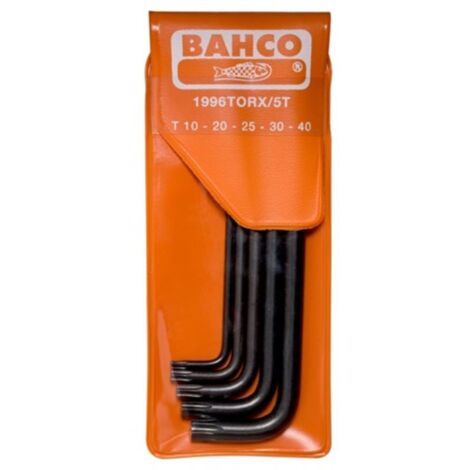JUEGO LLAVE ACODADAS TORX BOLA 5P - BAHCO