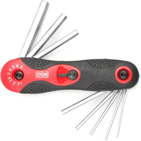 JUEGO LLAVE ALLEN STEIN NAVAJA CR-V 8 PIEZAS