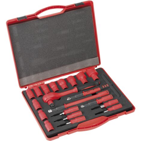 Juego Llave Vaso  1/2" 20 piezas aislados ALYCO