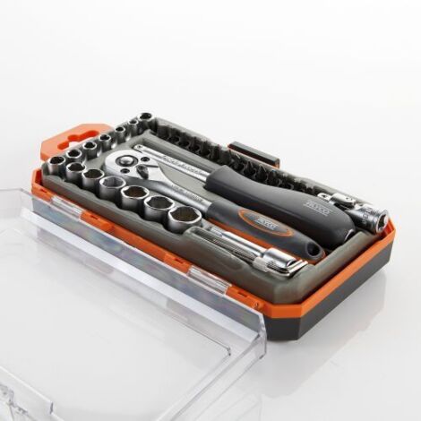 Juego llave vaso HR 170735 1/4 35 Piezas