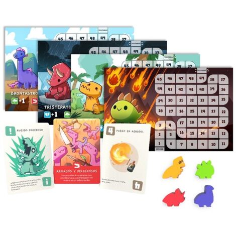 Juego mesa happy little dinosaurs pegi