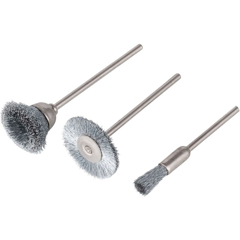 

Juego mini-cepillos alambre para mini-taladro 2114000 - Wolfcraft