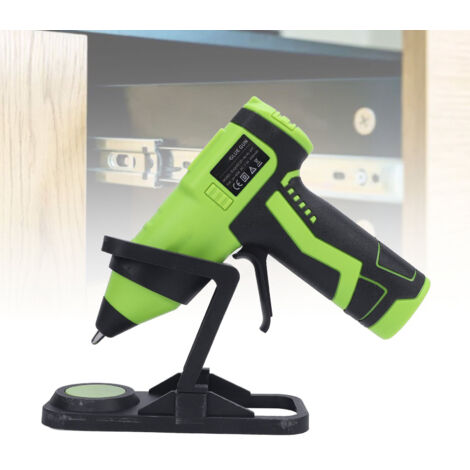 Juego multifuncional de pistola de pegamento termofusible USB inalámbrica de calentamiento rápido para manualidades y reparación de muebles, 7,4 V CC, aleación de aluminio, ABS, con 10 barras de pegam