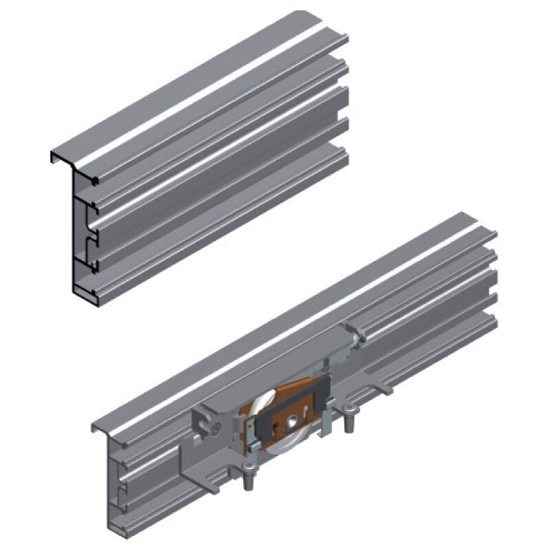 

Juego Perfil Superior/Inferior Class 1,18Mts - Cromo Mate