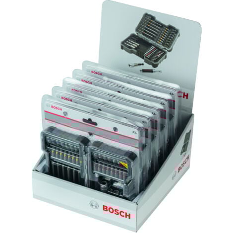 Juego puntas atornillar y llaves vaso 43 piezas PH1  BOSCH 2607017164