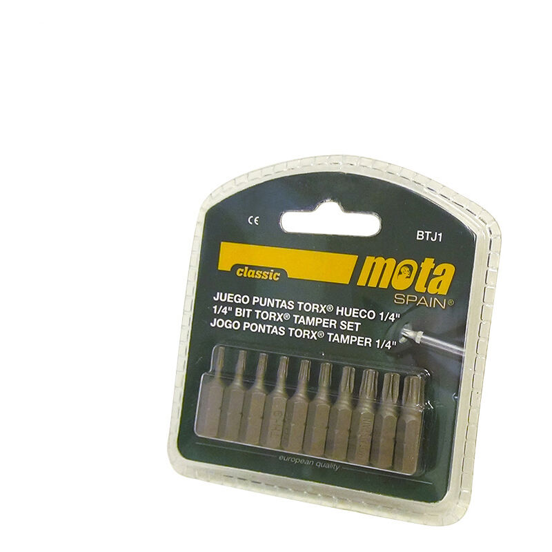 

Juego puntas torx tamper x 25mm 10 piezas btj1 - Mota Herramientas