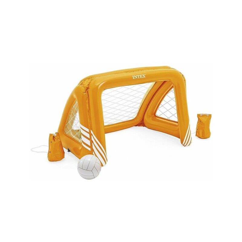 Trade Shop Traesio - Juego De Waterpolo Hinchable Para Niños Piscina 120X89X81 Cm Con Pelota 58507