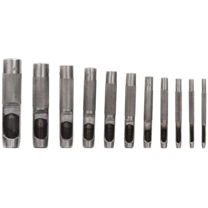 Wolfpack - Jeu de poinçons 12 pièces 3 à 19 mm