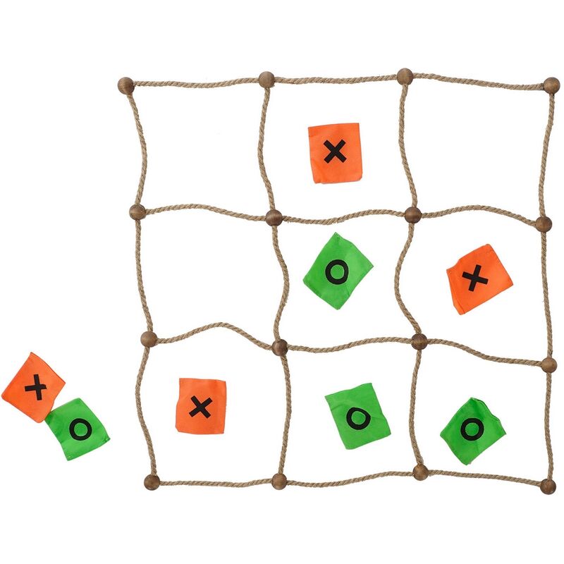

Juego Tres en Raya DKD Home Decor Madera Fibra (30 x 25 x 6 cm)