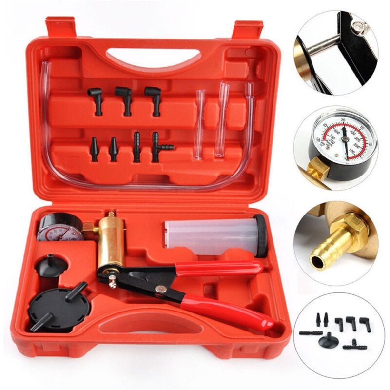 

Juego Vacuometro, Sangrador De Frenos, Comprobador De Presion Y Vacio