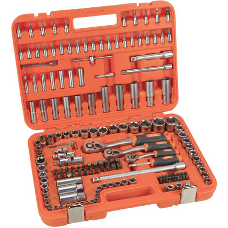 Juego Vaso s 1/2+1/4+3/8 171pz alyco orange ALYCO