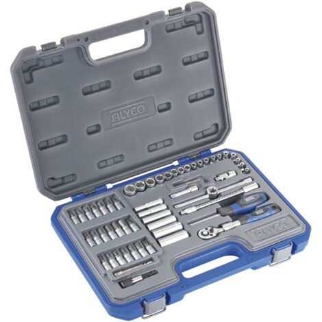Juego Vaso s 1/4" 58 piezas ALYCO
