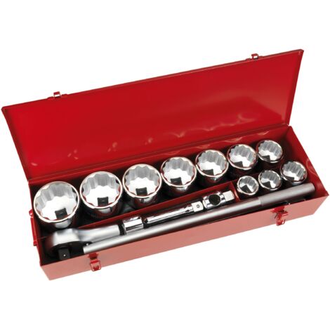 Juego Vaso s 1" bi-hex. 14 piezas ALYCO