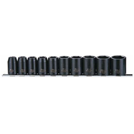 Juego Vasos de impacto 1/2" 9121 (10 piezas)