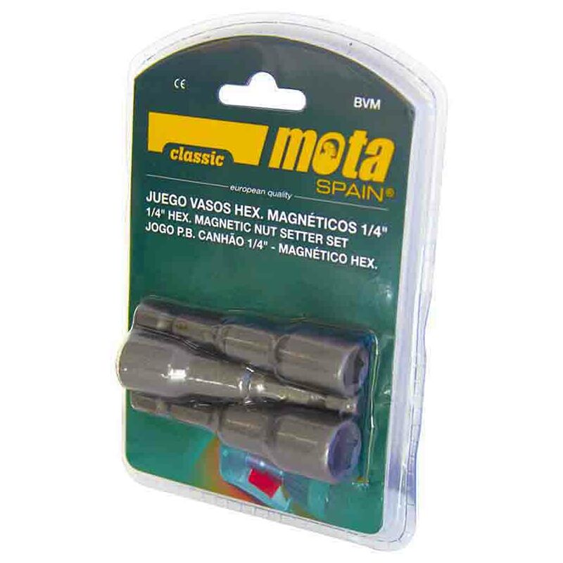 

Juego vasos hexag. mag. 8-10-11mm bvm - Mota Herramientas