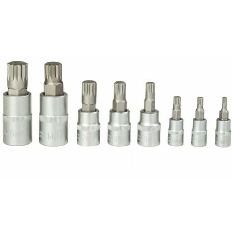 Juego Vasos Punta XZN 1/4,1/2  M4 a M16