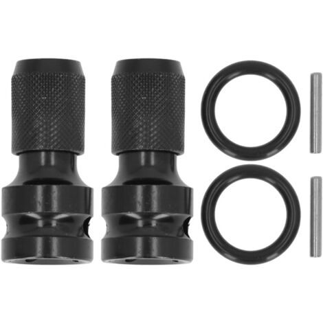juegos de adaptadores de vaso de liberación rápida de 1/2" cuadrado a 1/4" hexagonal para taladro y llave inglesa