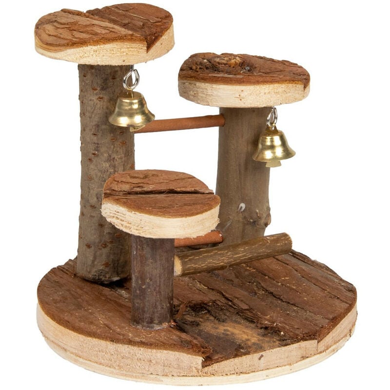 

juegos de madera Elly. ø 15 cm x 14 cm. para roedores.