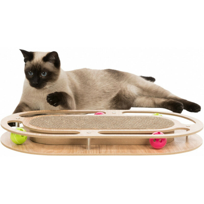 

Trixie - juegos Placa de rascar marco de madera para gatos