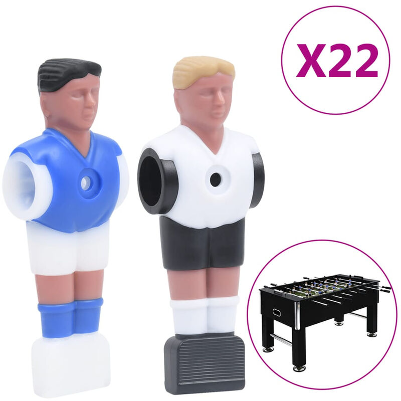 

Jugadores para futbolin con varillas de 15,9 mm 22 piezas