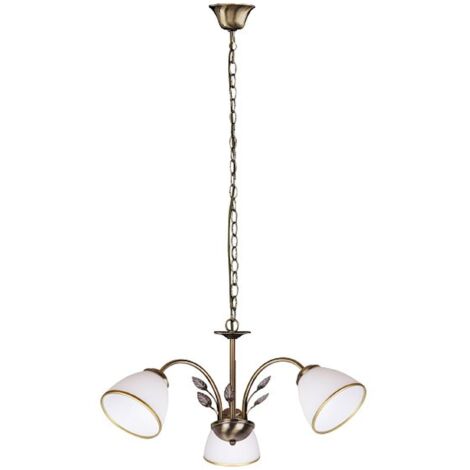 Jugendstil Hängelampe Aletta 3-flammig
