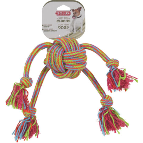 Juguete de Cuerda Pulpo Multicolor para Perros - ZOLUX