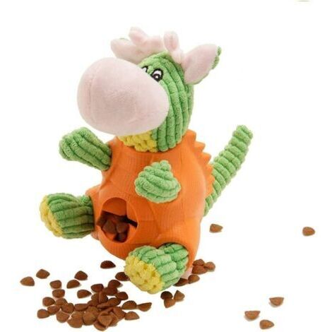 Juguete de dinosaurio para perros, juguetes masticables para perros, juguete de peluche con forma de comida para perros, juegos de entrenamiento para perros, juguetes interactivos con sonido para perr