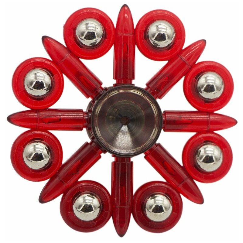 

Juguete de mano Fidget Spinner portatil ultrarrapido y duradero para Fidgeters Ansiedad Autismo TDAH,Rojo 4