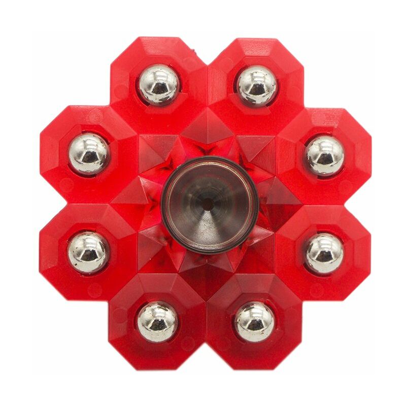 

Juguete de mano Fidget Spinner portatil ultrarrapido y duradero para Fidgeters Ansiedad Autismo TDAH,Rojo 1