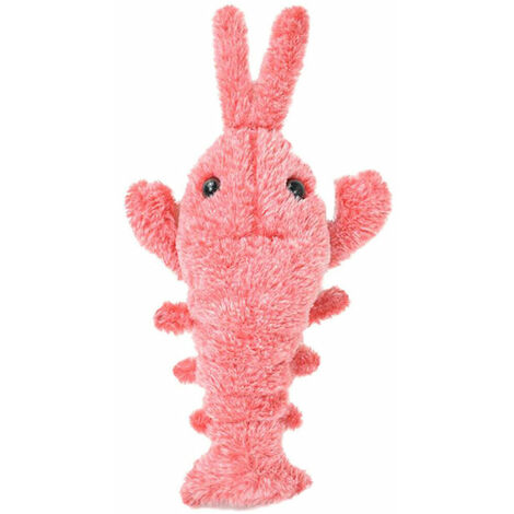 Juguete eléctrico de peluche para mascotas, juguete interactivo de animales de peluche para saltar, camarón, langosta, baile,radom,Estados Unidos