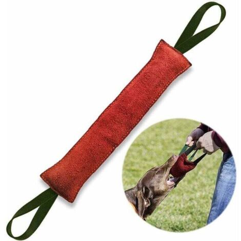 Juguete indestructible para perros ZVD-40cm con 2 asas, juguete para perros con manguera contra incendios, juguete para perros extra fuerte resistente a las mordeduras.