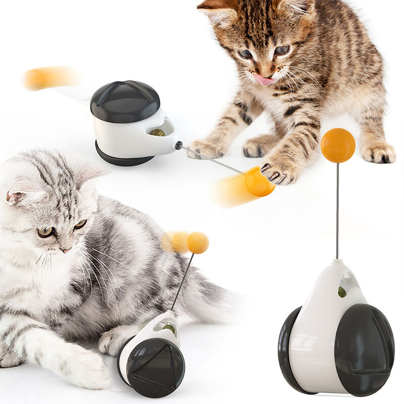 

Juguete interactivo para gatos Juguetes de bolas para gatos Juguetes para vasos Bola de entrenamiento IQ Hierba gatera incorporada