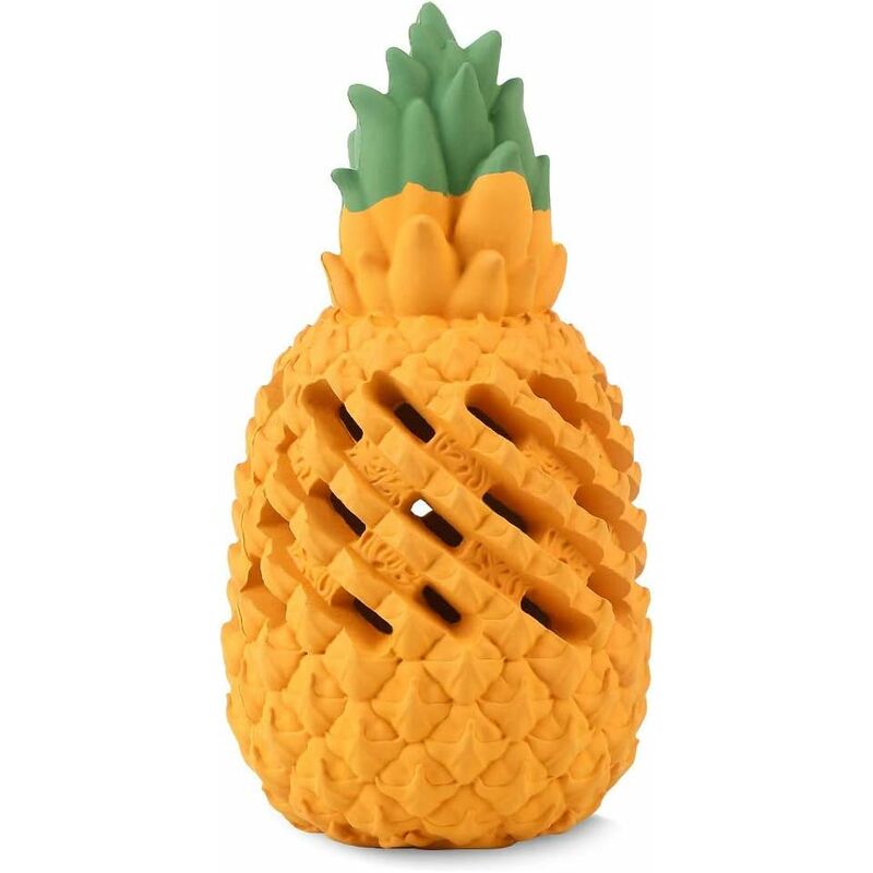 

Juguete masticable agresivo para cachorros de raza grande cepillo de dientes para perros indestructible, juguete masticable mediano con forma de piña